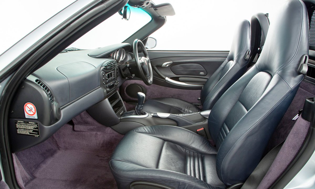 Millennium_hero's tweet photo. Refined simplicity, this Boxster’s interior is driver focused and unmistakably Porsche in build quality. The driving position is first class with the waistline of the bodywork relatively high, so feels very snug even with the roof lowered.
https://t.co/J1lQPJh52v #BoxterS https://t.co/nbVaFqheED