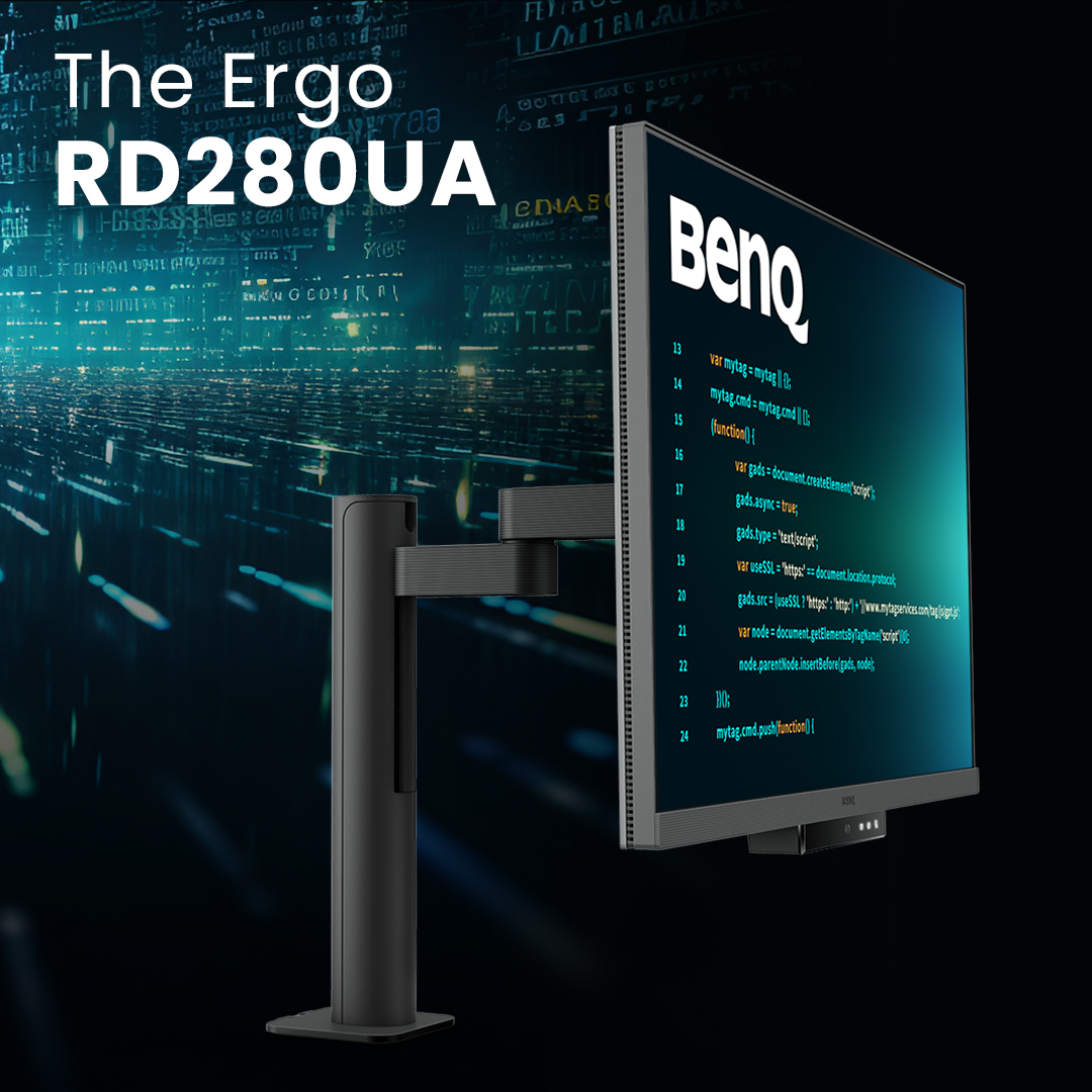 🤩 We're excited to announce 2 new members joining the world's first monitor lineup designed specifically for programmers: the RD280U and RD280UA.

Now, the BenQ RD Series has a monitor to fit every coding workflow:
🟣 RD240Q: Compact and comfortable for every desk. 🖥️
🟣 RD280U: