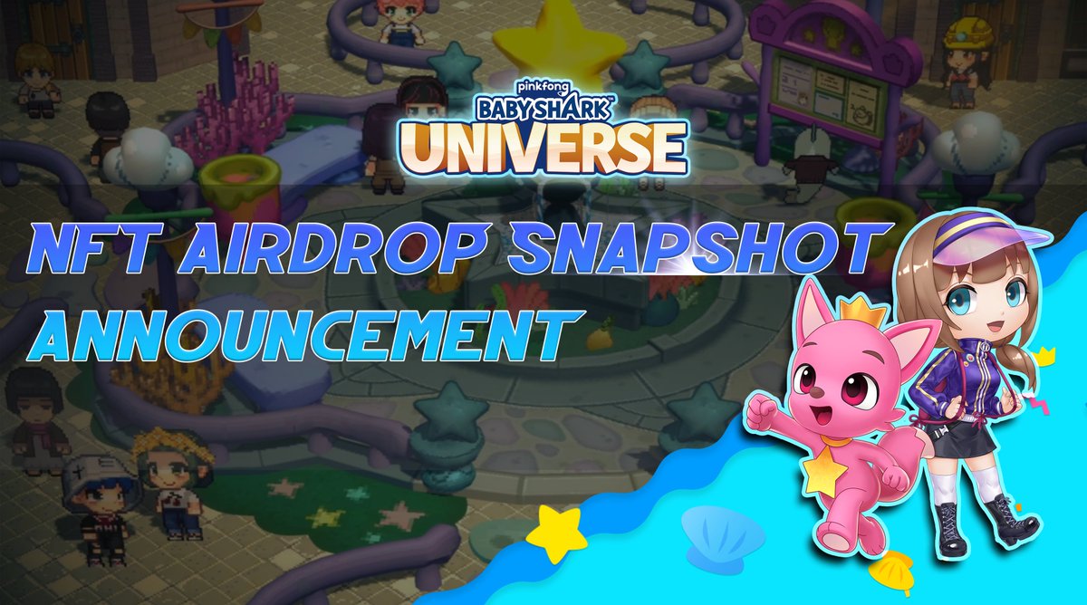 BSUniverse_OFCL's tweet photo. 🦈 BSU NFT Airdrop Snapshot Announcement 🎁
Hello Sharks!
Back in April, we opened the #BSU #Airdrop #Event page to all of you. Have you all participated in the BSU Airdrop event and collected points?
Now, we're wrapping up the event and getting ready to conduct the #snapshot!

🦈 BSU Airdrop Page : https://t.co/fle7yuA8u9
📷 Snapshot Time : June 13th, 01:00 (UTC)

Based on the points users hold at the snapshot, users will be able to claim the NFT on the upcoming BSU NFT claim page.
If you haven't yet accumulated points before the snapshot, you can still earn points anytime.

So, don't miss out on the chance to participate in the event now and claim your opportunity for the Random Cloth NFT(R) Airdrop until the very end!