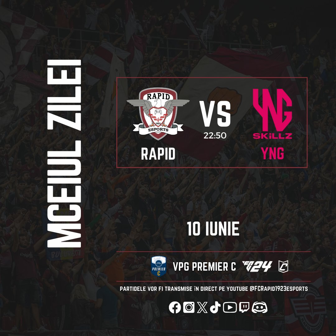 📅Monday, June 10th, 2024

🏆<a href="/VPGPremier/">VPG Esports Premier</a>
🆚 <a href="/YNGSKiLLZ/">YNG SKiLLZ</a> 🕑22:50 EEST

Watch on YouTube: Rapid eSports TV.