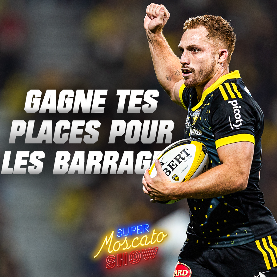 🚨 JEU ESSSSEPTIONNEEEEEEL 

🤩 Gagne tes places pour les barrages de Top 14 ! 

🍀 Pour participer, RT + Follow et commente le match de ton choix entre RCT - La Rochelle et UBB - Racing 92 !