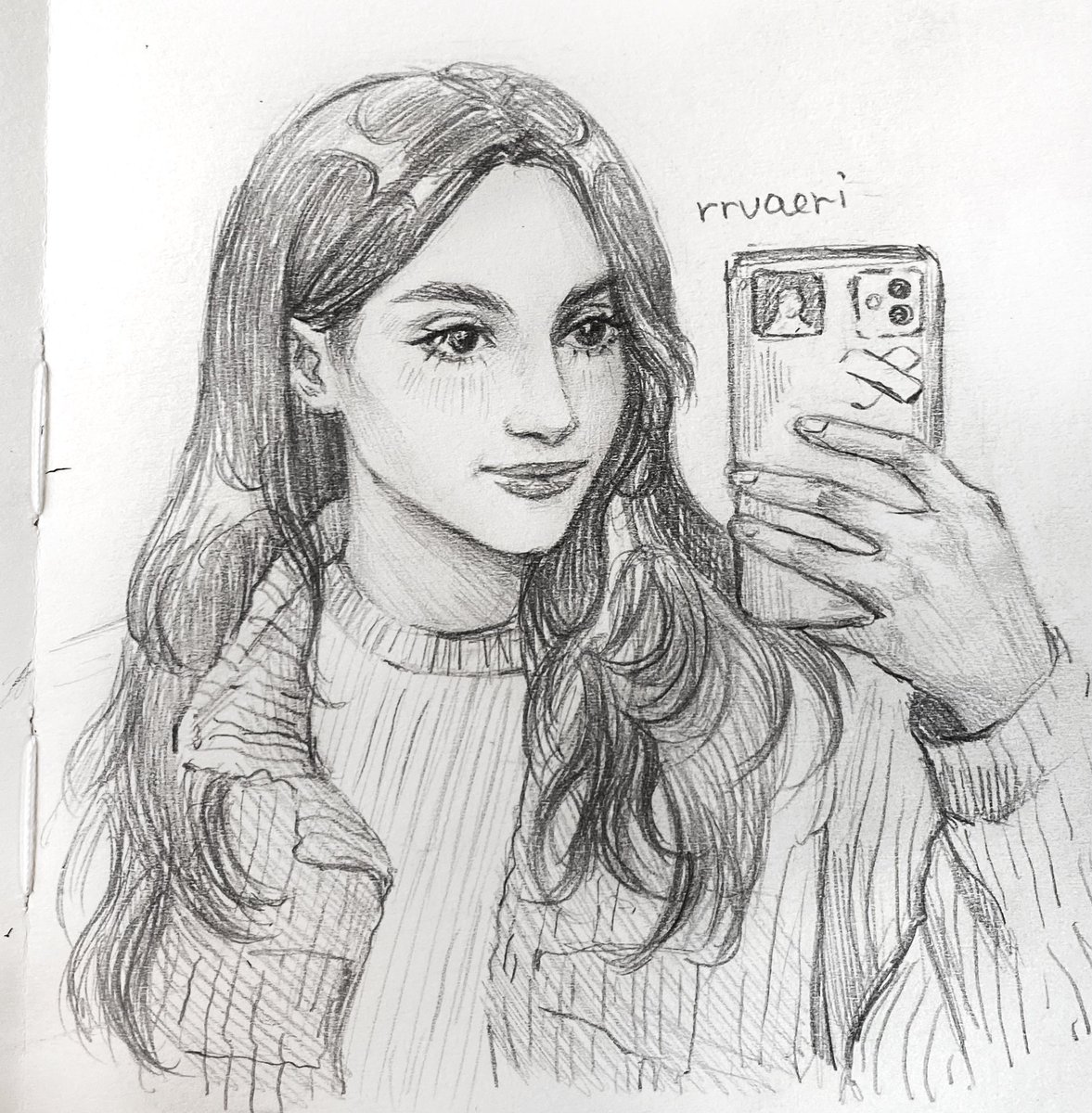 rrvaeri's tweet photo. sketchbook art https://t.co/s91k5WNS5l