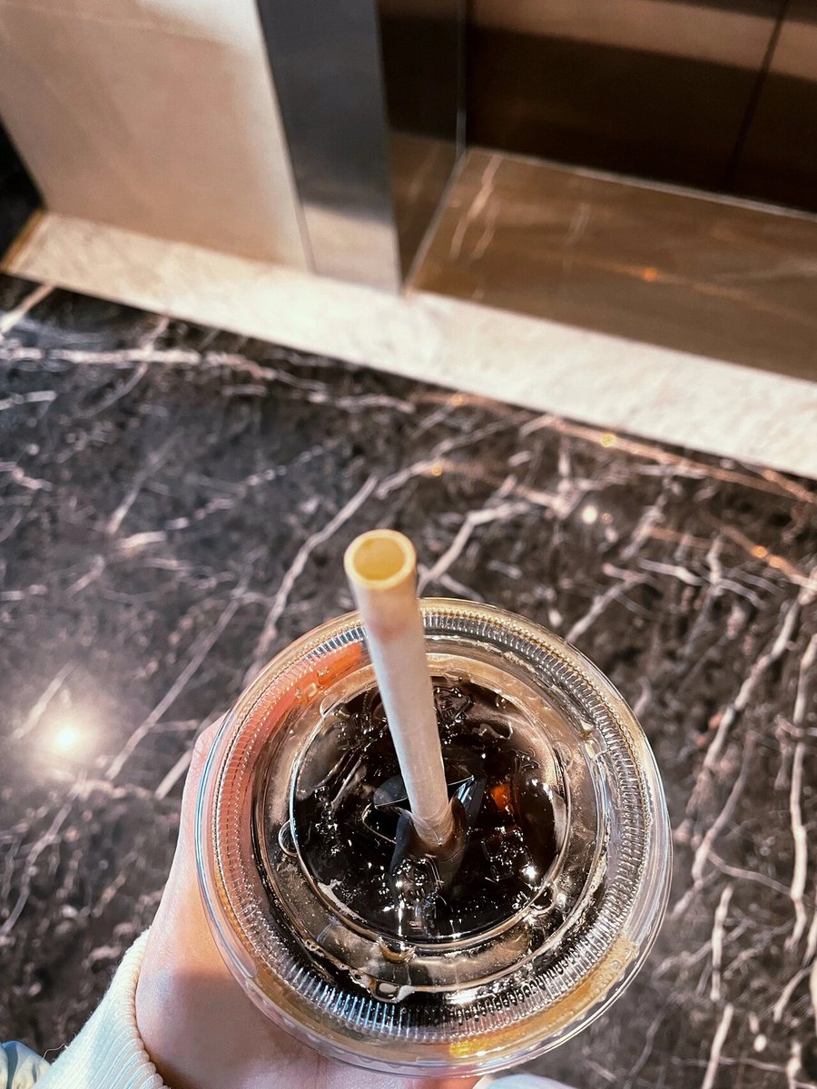 With a cold cup of coffee on a rainy day🥤