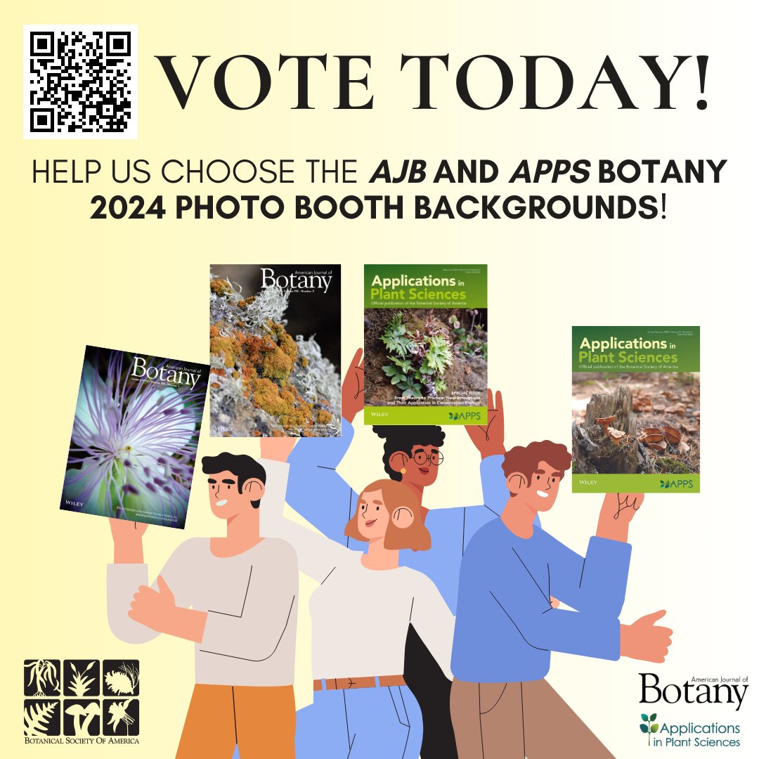 Botanical_'s tweet photo. With #Botany2024 just around the corner, the BSA's 2 Society-owned journals are asking for your vote!

Pick your favorite AJB cover and APPS cover – the winning images will be used as special backgrounds in the BSA photo booth! Voting ends June 14.

Visit: https://t.co/NaNgKrhOcK https://t.co/5E9PMMGPox