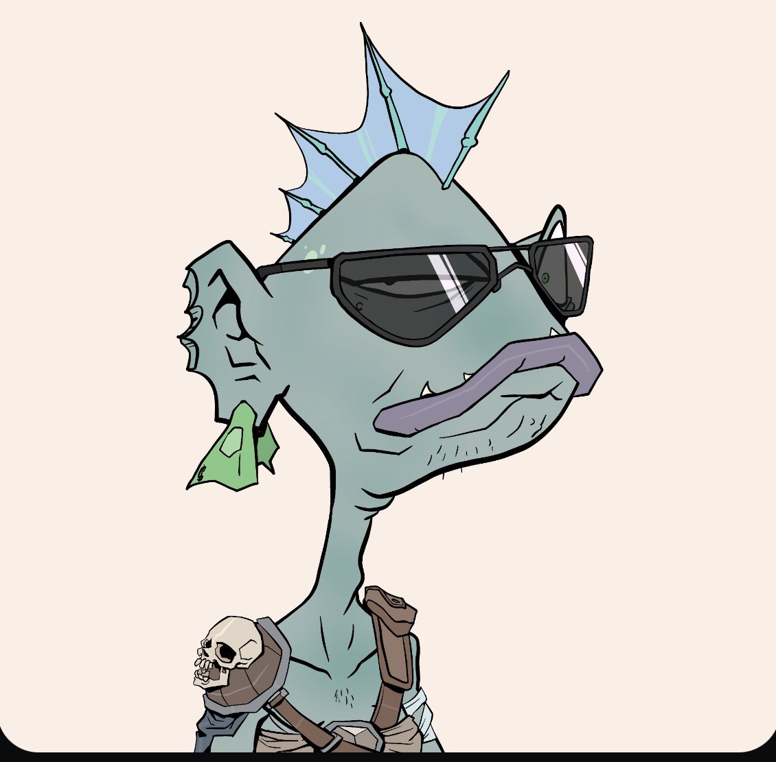 Ssas_33's tweet image. got my dope @grugnorug artwork!