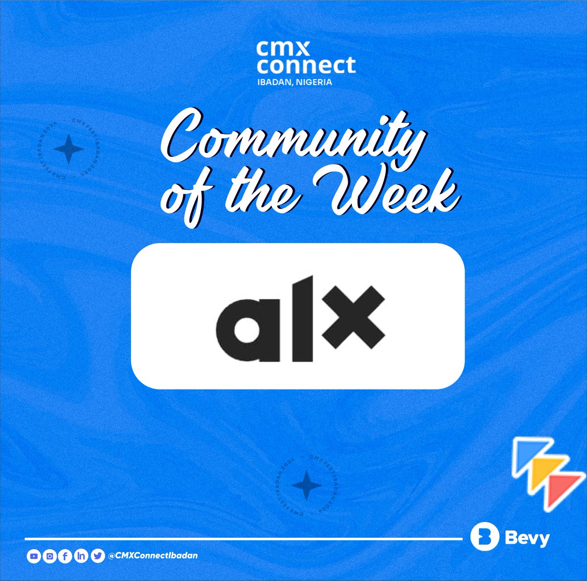 CmxIbadan's tweet photo. We are pleased to announce @alx_africa Oyo State  as the Community of the Week https://t.co/e4at7j8OYr