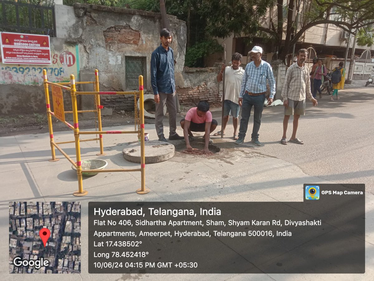 Sir, fixing of signage boards &amp;  Safety grills on 1800 mm dia A- main at  DK Road under S R Nagar section, Sd-3, O&amp;M Dn-6.