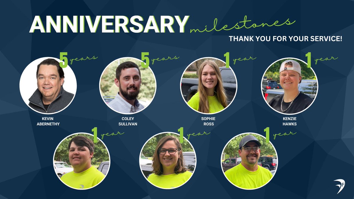 Falcon_Engineer's tweet photo. We are celebrating the following work anniversaries that occurred during Q1 and Q2 of this year. Congratulations to all! We appreciate your dedication and hard work that allows Falcon to grow and succeed year after year. https://t.co/822hG4EdpW