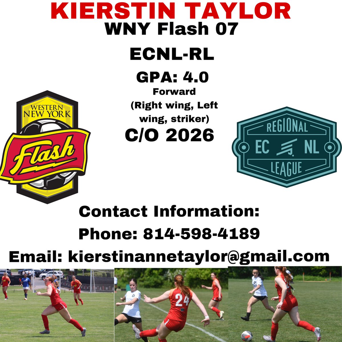 kierstint24's tweet photo. 5 days until June 15th! I am so excited to start the recruiting process! Below is some information about me+a link to my sports recruit profile and highlights!!
Sports recruit Profile: https://t.co/tgr8vAIjki
Highlights: https://t.co/FkhbJevHKL
@WNYFlashECRL07 
@ImYouthSoccer https://t.co/AX2yQe1XgQ