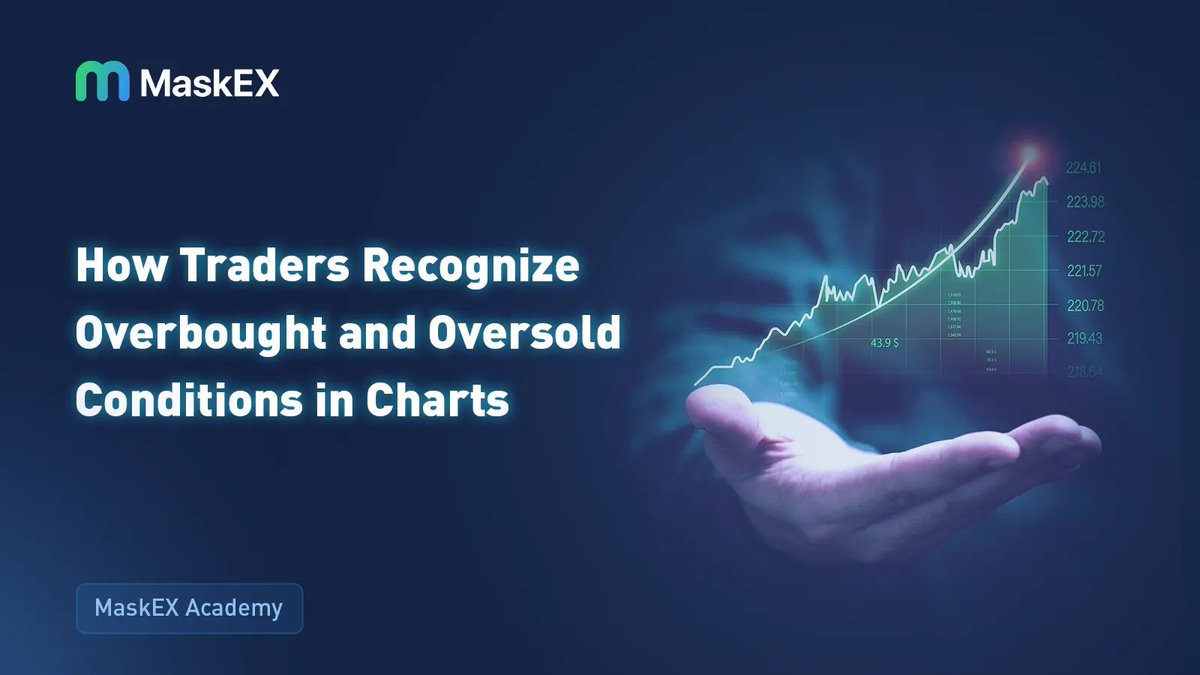 MaskEXGlobal's tweet photo. How Traders Recognize Overbought and Oversold Conditions in Charts
Overbought and oversold conditions can signal potential market reversals, offering insight into potential price reversals for traders.
Learn more: https://t.co/fmxBUkJTeF
#MaskEXAcademy #cryptotrading #Cryptomarket #Altcoins