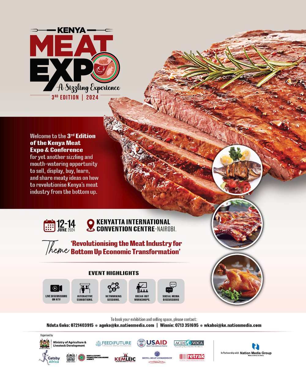 lmskenya's tweet photo. USAID LMS will be at the #MeatExpo2024 where we'll reflect on our journey, and accomplishments, highlight lessons &amp; provide recommendations from a decade of working with communities in northern Kenya to strengthen their resilience. See you there. #ImpactLivestockNorthernKenya https://t.co/ZDK1Cno2wK