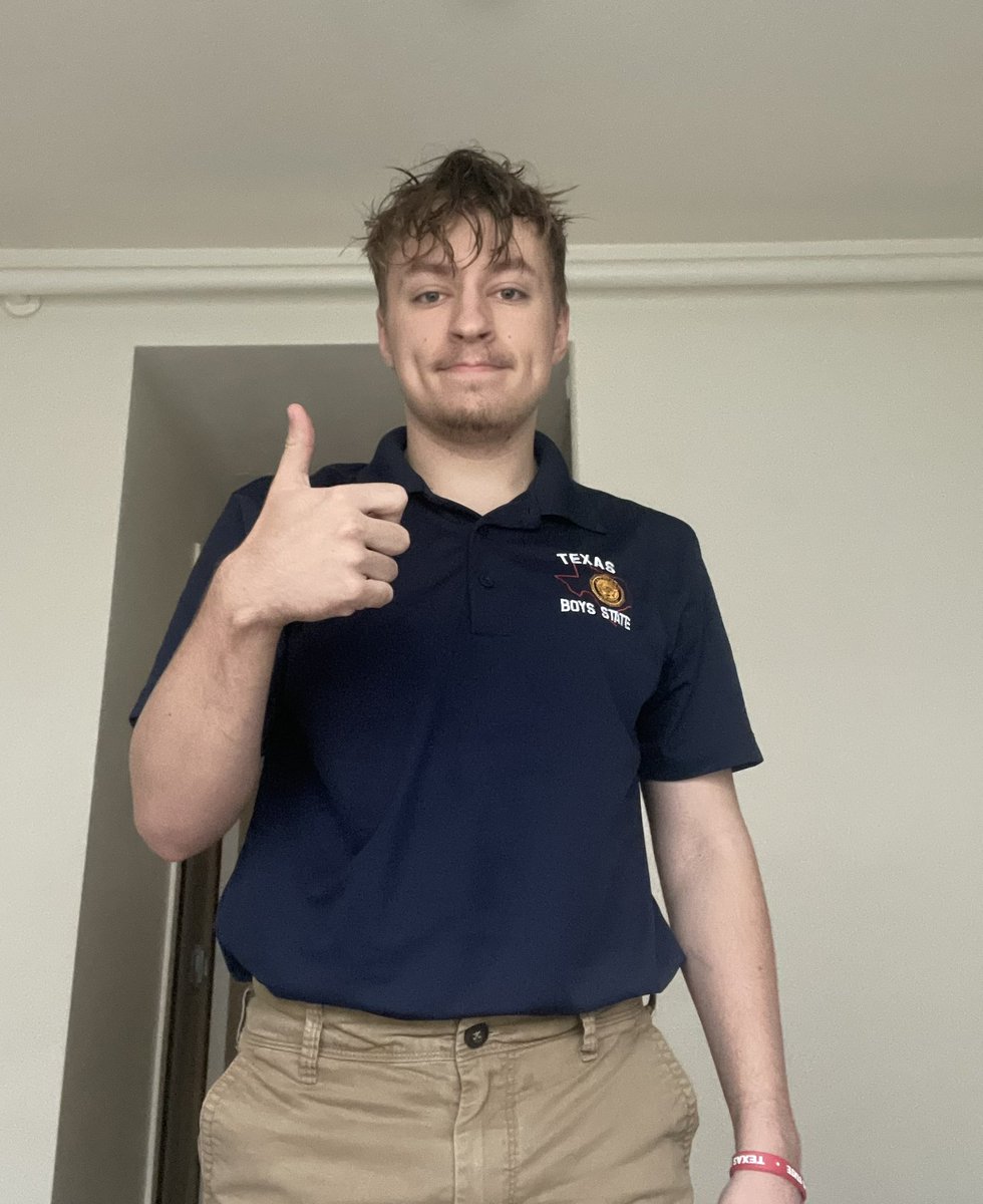 JeniMaxson's tweet photo. Sam is a counselor for the 2nd time at #txbs2024 . He looks tired but is loving it. 16000 steps! Proud of him. In a couple weeks will be leaving for usmma! https://t.co/9znvCPvink