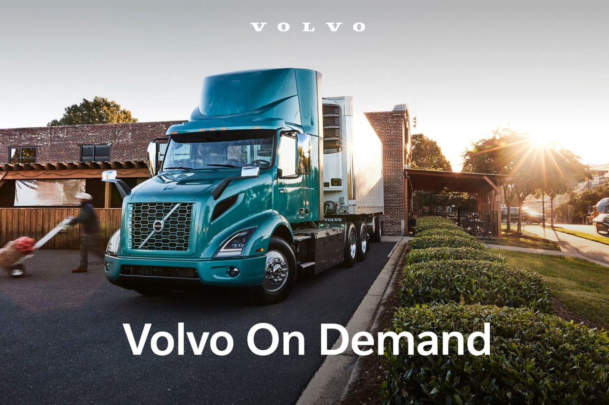 ElectriveGlobal's tweet photo. Volvo Trucks North America (#VTNA ) and Volvo Financial Services have started a Truck-as-a-Service (#TaaS ) business model called Volvo on Demand. The goal is to help customers opt for electric trucks without the upfront investment. https://t.co/RioevvQ2LN https://t.co/kpUpYPqZqW