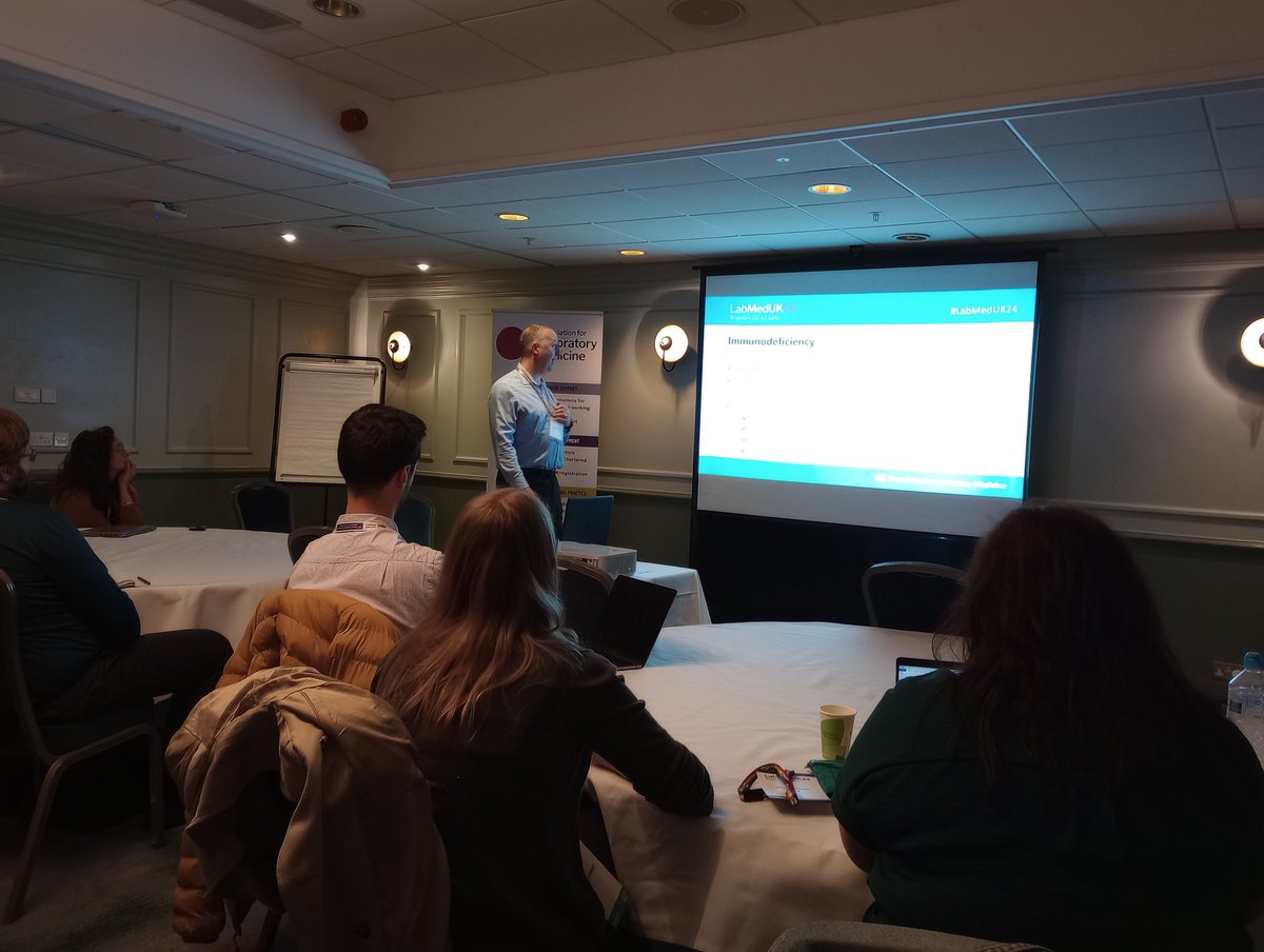 Dan Payne on immunodeficiency and autoimmune mimics of infection at UKMEDLAB24 Microbiology training day #labmeduk24