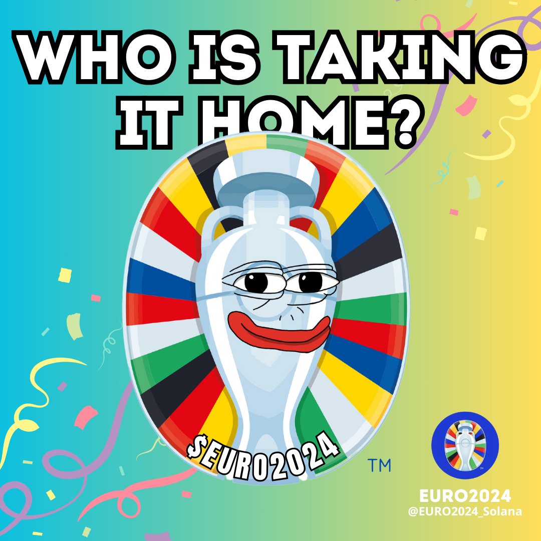 EURO2024_Solana's tweet photo. Who is taking it home? #EURO2024  

You will soon be able to place bets on our dApp! 🇪🇺⚽️

#LFG #Europe #NationFi #Clash #Of #Countries #SOL #Solana 
@Serbia_sol @Scotland_sol @GermanyOnSol @ENG_on_sol @belgiumonsol @georgiacoinsol @AustriaOnSol @CroatiaCoin @SloveniaOnSol @franceCoinSol @protugalsol @Slovakia_coin @RomaniaOnSolana @SwissTokenSol @ukrainaonsol @PolandCoinSol @HungaryCoin @DenmarkcoinCTO @SpainOnSol @Czechonsolana @italiancoin_sol @NetherlandsSol
