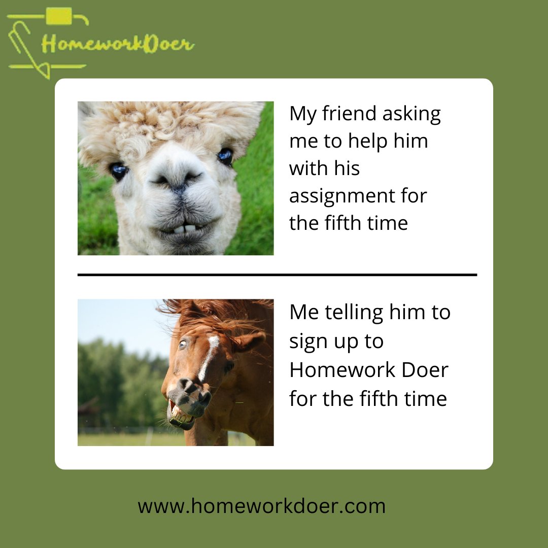 DoerHomework001's tweet image. Sign up to Homework Doer today to get help with all your assignments. Sign up today at homeworkdoer.com.
#helpwithhomework
#writinghelp
#homeworkhelp