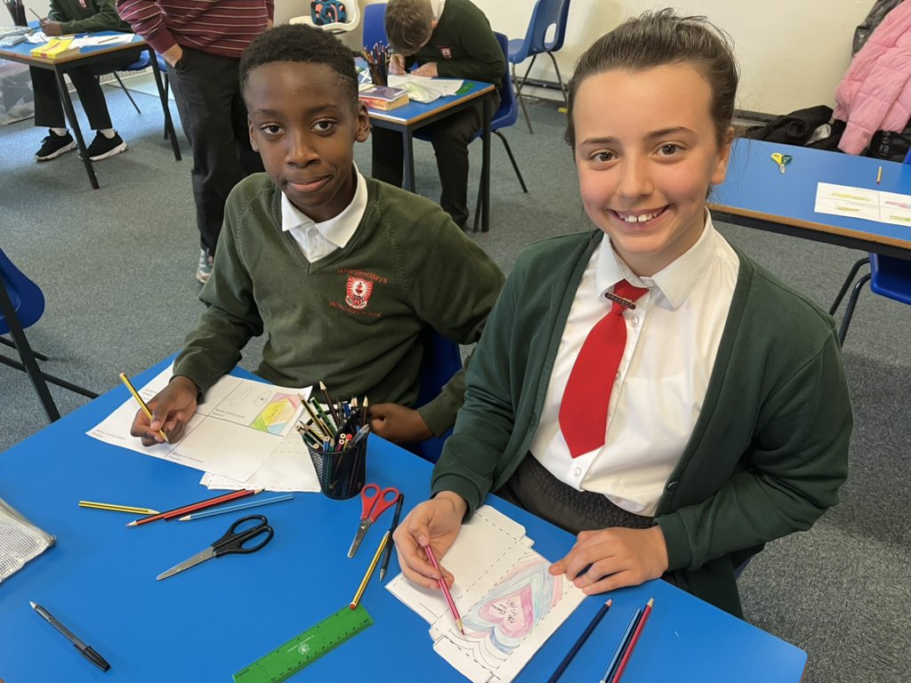 StMM_2021's tweet photo. 6G have had an excellent DT lesson with Miss Or Kam Fat from MMU as part of diversity week. We focused on the importance of fair trade and sustainability in the production of chocolate and designed our own packaging.  #inclusionrevolution #diversity #primaryDT #MMU https://t.co/Y5DMw4wIjT