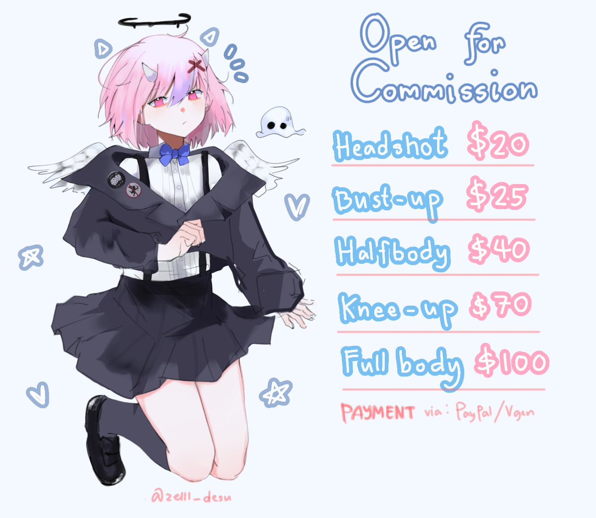 Hiii mootsss, commissions for June are now open!!  Likes and retweets are appreciateddddd! Dm me if interested ^^
- limited slots
- more info in my vgen!
 Vgen.co/zelll_desu

#commissionart  #illustrationart #illustrationartist #ArtistOnTwitter #artmoots #commissionsopen