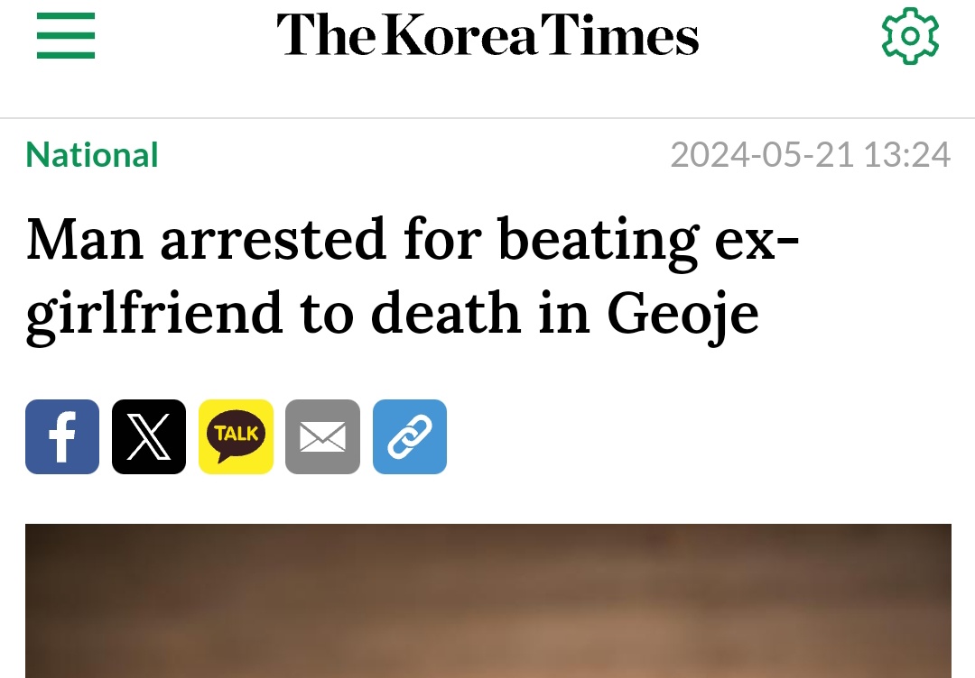 koryodynasty's tweet photo. In the past few weeks in South Korea, a horrifying headline is repeating itself, that of "man murders girlfriend". https://t.co/xLnmiAalc0