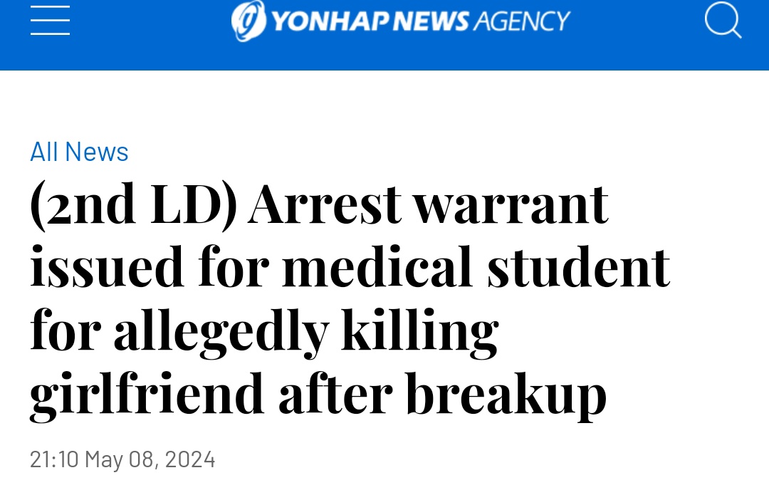 koryodynasty's tweet photo. In the past few weeks in South Korea, a horrifying headline is repeating itself, that of "man murders girlfriend". https://t.co/xLnmiAalc0