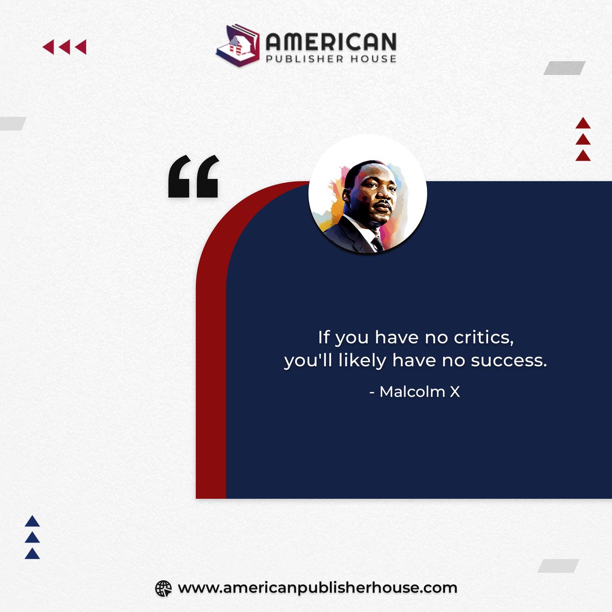 APH_Official_'s tweet photo. Believe in yourself!

Stay tuned for more:
https://t.co/qynQRLwlaW
#AmericanPublisherHouse #QuoteoftheDay #MalcolmX #MondayMotivation https://t.co/PjdEOz12E1