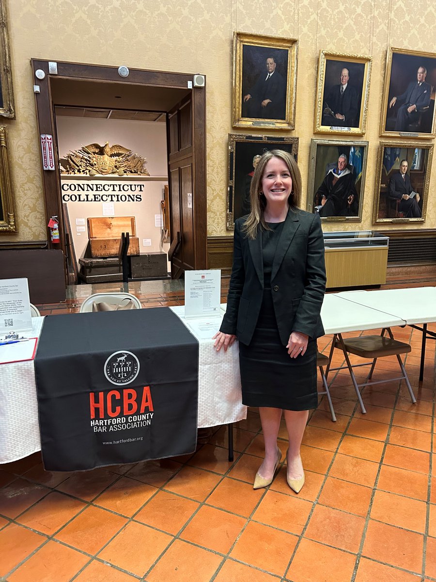 HtfdBarAssoc's tweet photo. Congratulations Connecticut Newly Admitted Attorneys!

HCBA Treasurer Meghan M. Burns at the CT Bar Admissions Reception in the Supreme Court last Friday! https://t.co/HfJvQw9Fu5