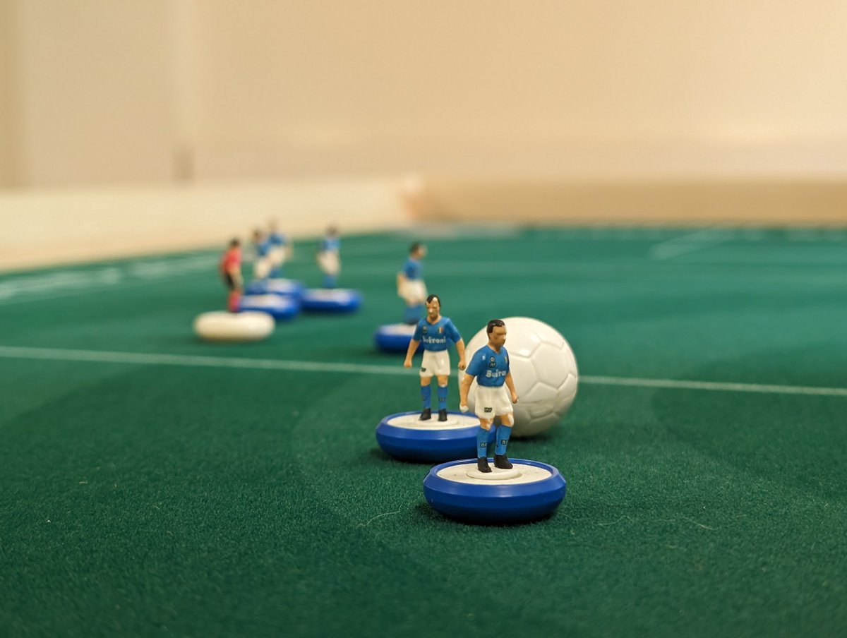 Getting set up for tonight's meetup.

#Subbuteo