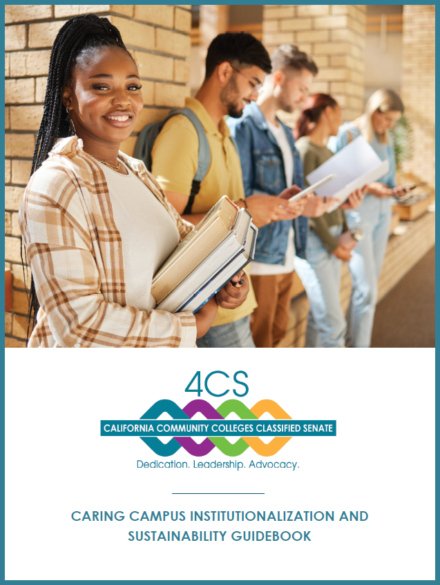 Caring Campus Institutionalization/Sustainability Guidebook
iebcnow.org/caring-campus.…
We are excited to announce that our long-time partner, the California Community Colleges Classified Senate (4CS), has produced a guidebook outlining strategies for CC's to sustain Caring Campus.