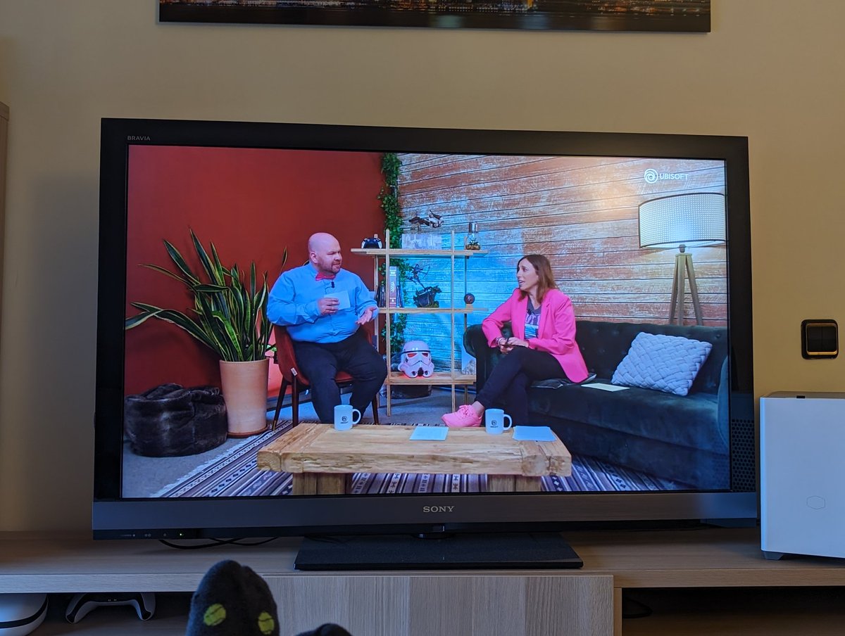 DarthMero's tweet image. Enjoying the Ubisoft Forward Internal Preshow. #lifeatubisoft