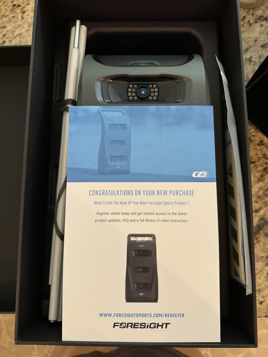 Unboxing GC3. #upnext #foresightsports