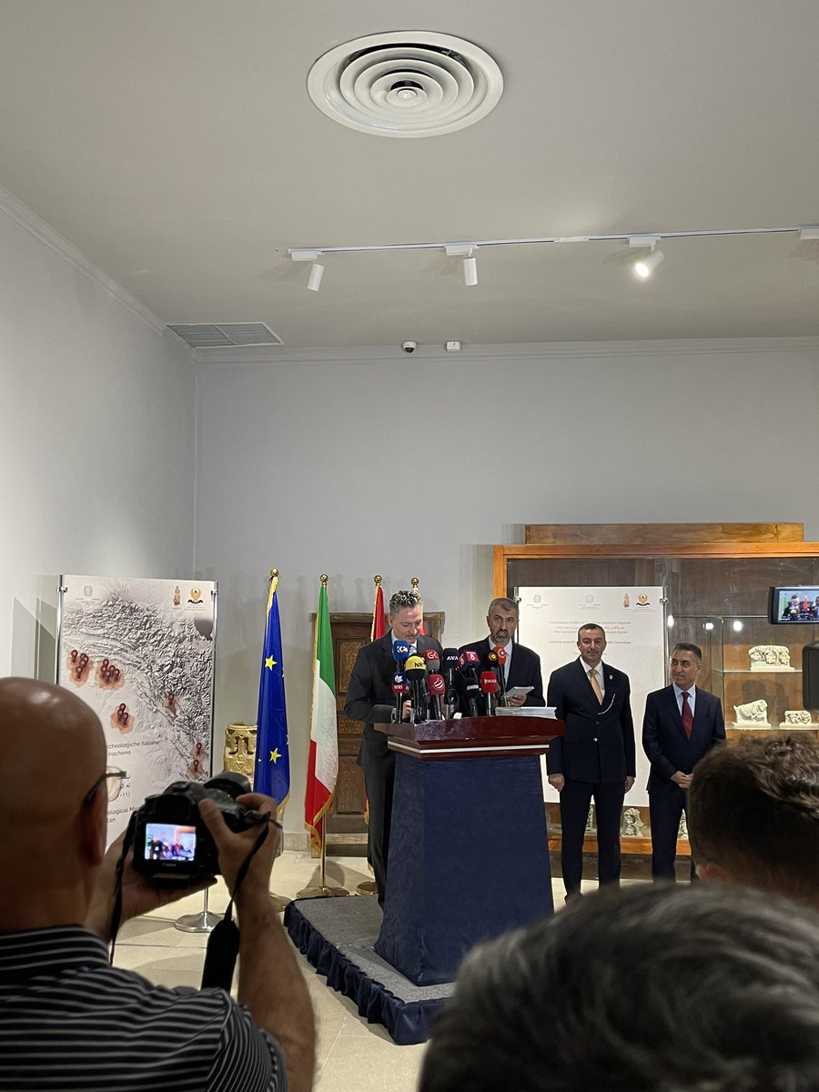 nnmaa_a's tweet photo. Exhibition Venue by the Italian Consulate in Sulaymaniyah Museum  @MicheleCamerota https://t.co/VXnc3o0MIG