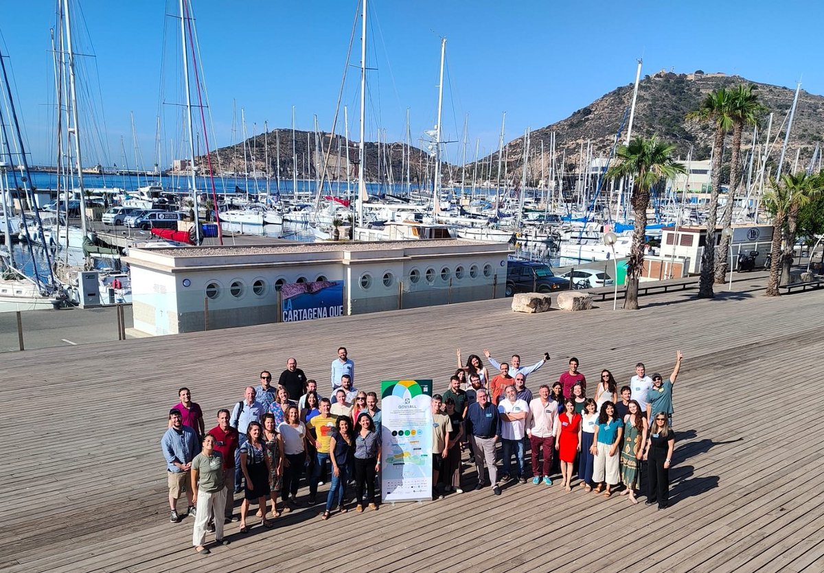 The whole team at the kick off meeting in Cartagena to launch the #GOV4ALL project, funded by the @SoilMission. 3 packed days to get to know each other and start to work together with creative workshops! 
Want to know more: gov4all.eu