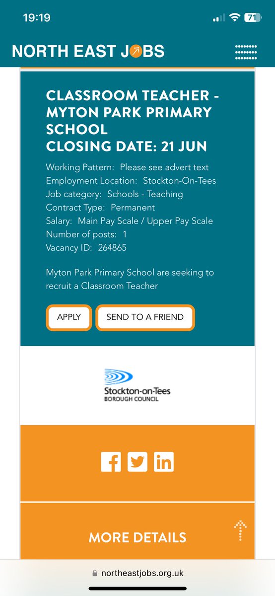 ammorg23's tweet photo. Looking for a Y6 class teacher for our wonderful school. Please share … 🥰 https://t.co/DraKlGFcXH