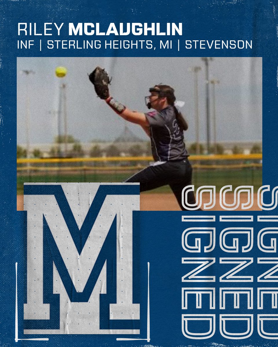 𝑺𝒊𝒈𝒏𝒆𝒅 🖊️🥎

<a href="/MacombSoftball/">Macomb Softball</a> head coach Jim Beard has announced the signing of Sterling Heights Stevenson infielder Riley McLaughlin! Riley will join the Great Lakes District A Champion Monarchs next season!

Welcome to Macomb, Riley! 🎉