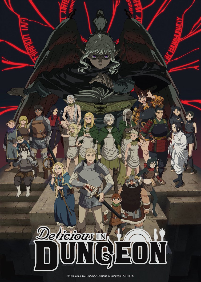 animetv_jp's tweet photo. The final episode of Delicious in Dungeon is scheduled for June 13! 🍽️

✨More: https://t.co/ON0ef4syeH https://t.co/ZCpgg52CCa
