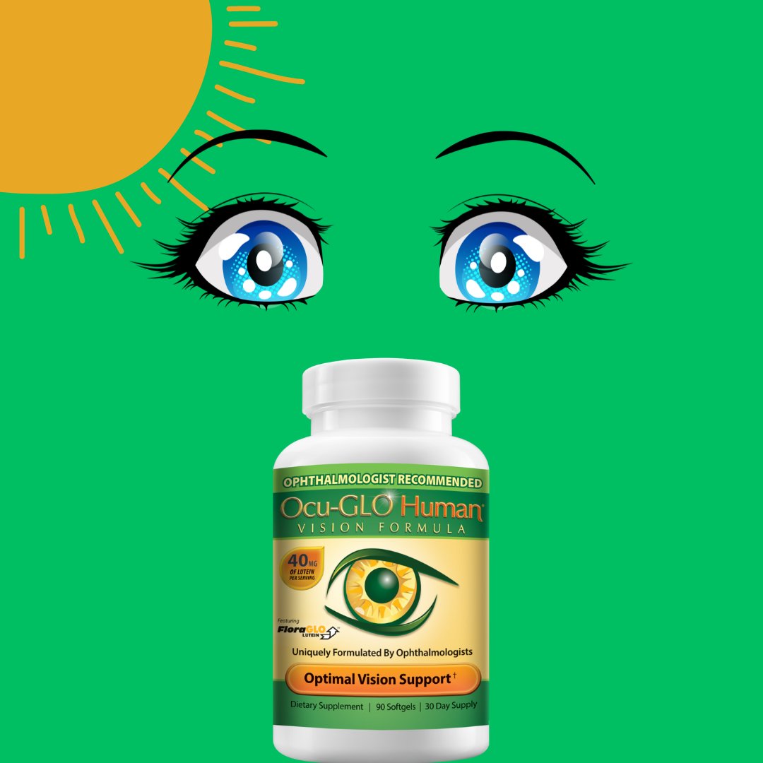 ocuglo's tweet photo. Did you know that the lighter the eye color, the more susceptible they are to UV damage from the sun? Ocu-GLO Human is available to protect YOUR eyes too!! https://t.co/DAFfYjICHd