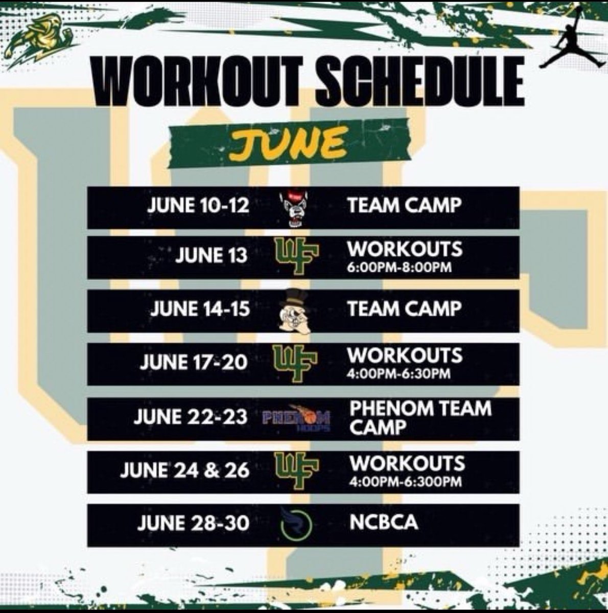 My practices and Team Camps Schedule for June! 
<a href="/WestForsythBall/">West Forsyth Basketball</a>