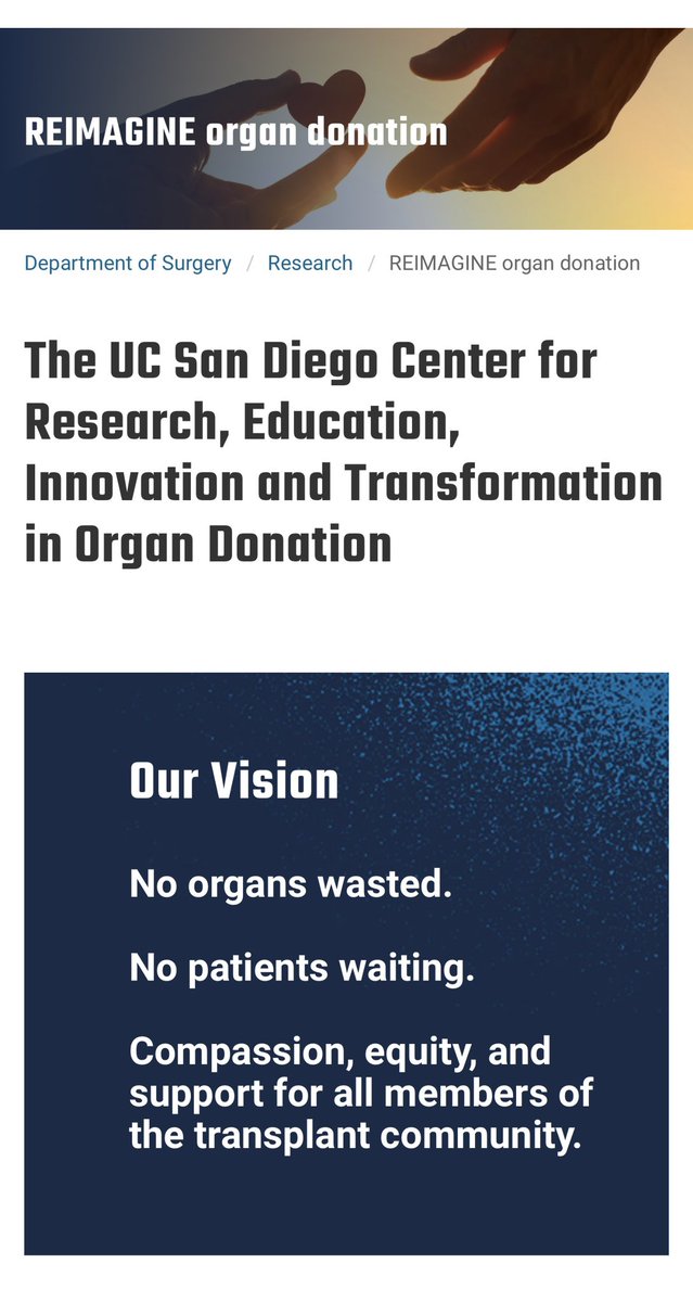 Congratulations to Dr. Gabe Schnickel for being awarded a UC San Diego Chancellor’s Team Catalyst Award for the UC San Diego Center for Research, Education, Innovation, and Transformation for Organ Donation (REIMAGINE).  Learn more about the Center at reimagine.ucsd.edu