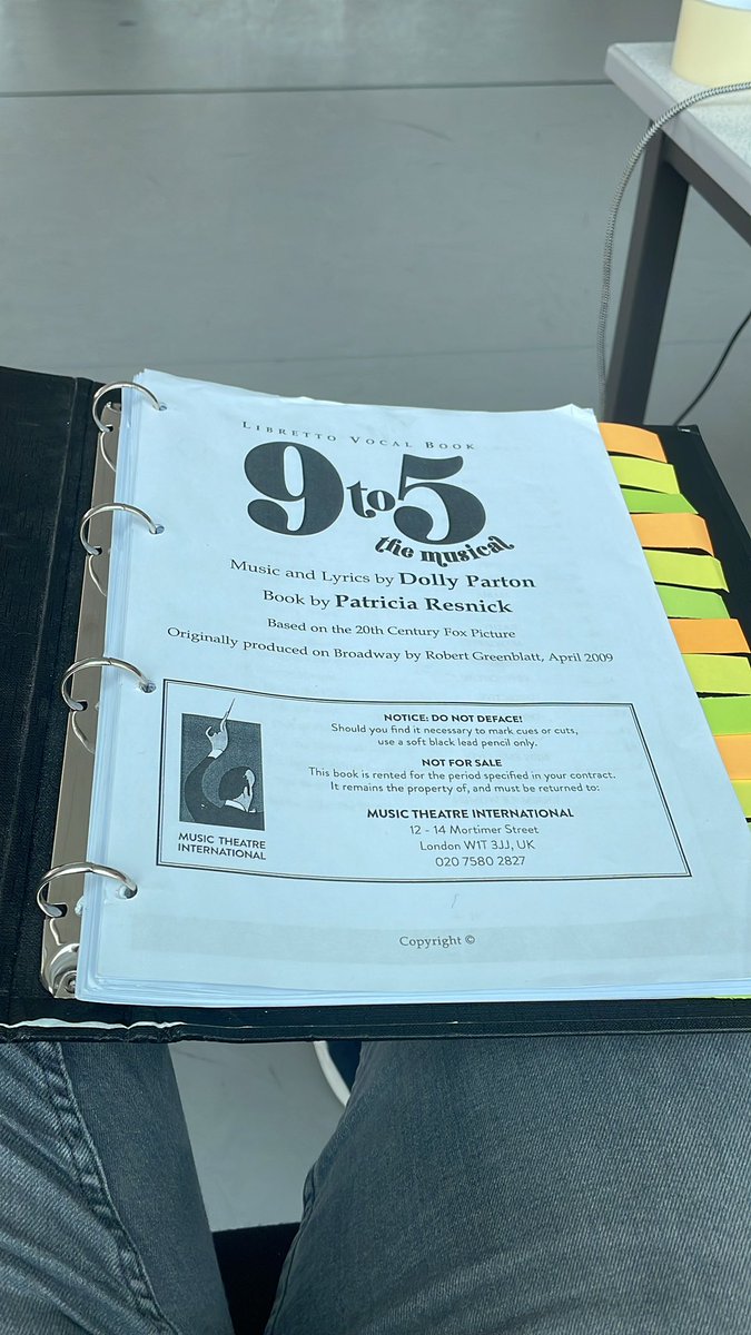 Day one of “9 to 5” rehearsals being Assistant Director ✅ the second years are smashing it! ❤️ <a href="/LeedsDrama/">Leeds Conservatoire School of Drama</a>