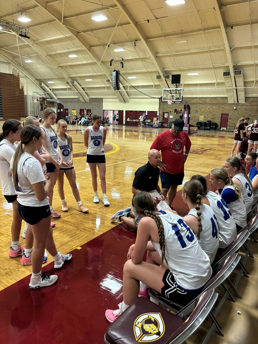 CobberWbb's tweet image. HS Teams Getting Reps at Memorial Today, Let’s Go!🏀🌽 #GetInGetBetter #SummerBallFun