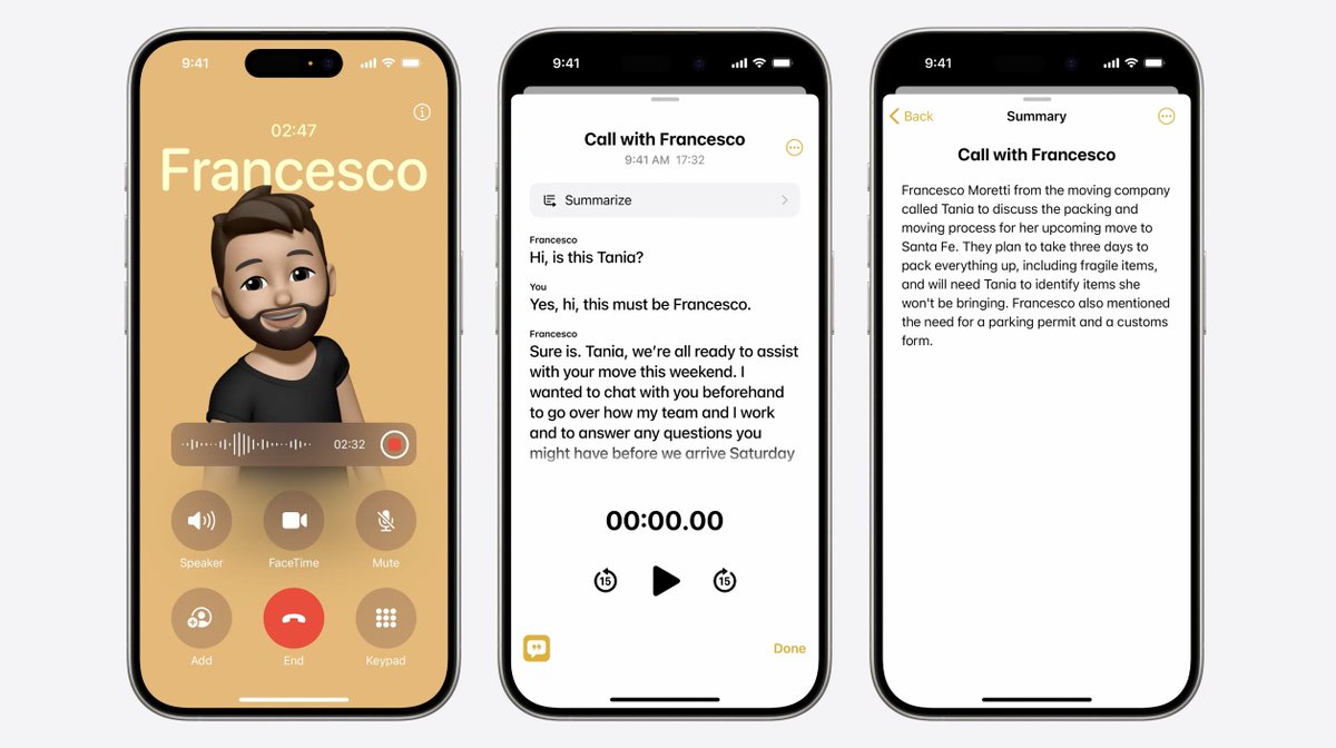 Phone call recording is coming in iOS 18!