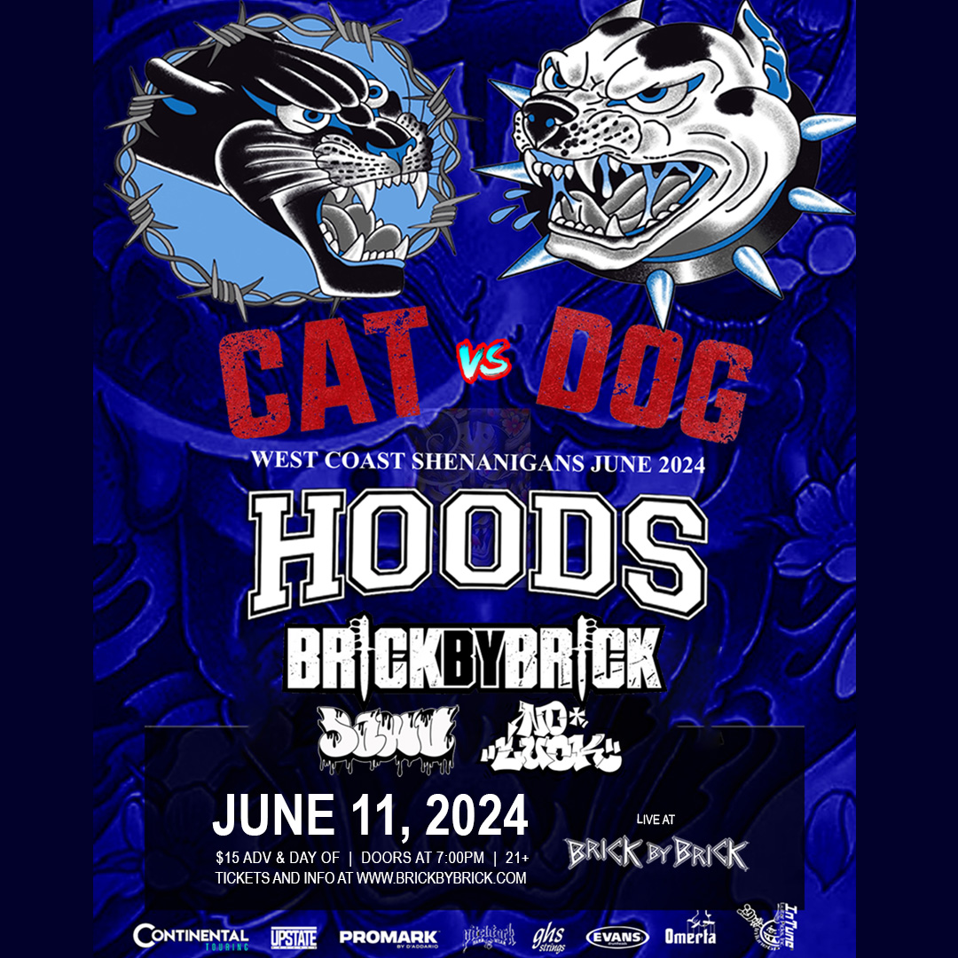 BrickbyBrickSD's tweet photo. TOMORROW // #Hoods with #BrickByBrick, #SAWD, and #NoLuck! https://t.co/k5ahnuv9G8 #LiveAtBxB @mikeyhood @upstaterecsny @SD_HARDCORE https://t.co/sjkUvxEipy