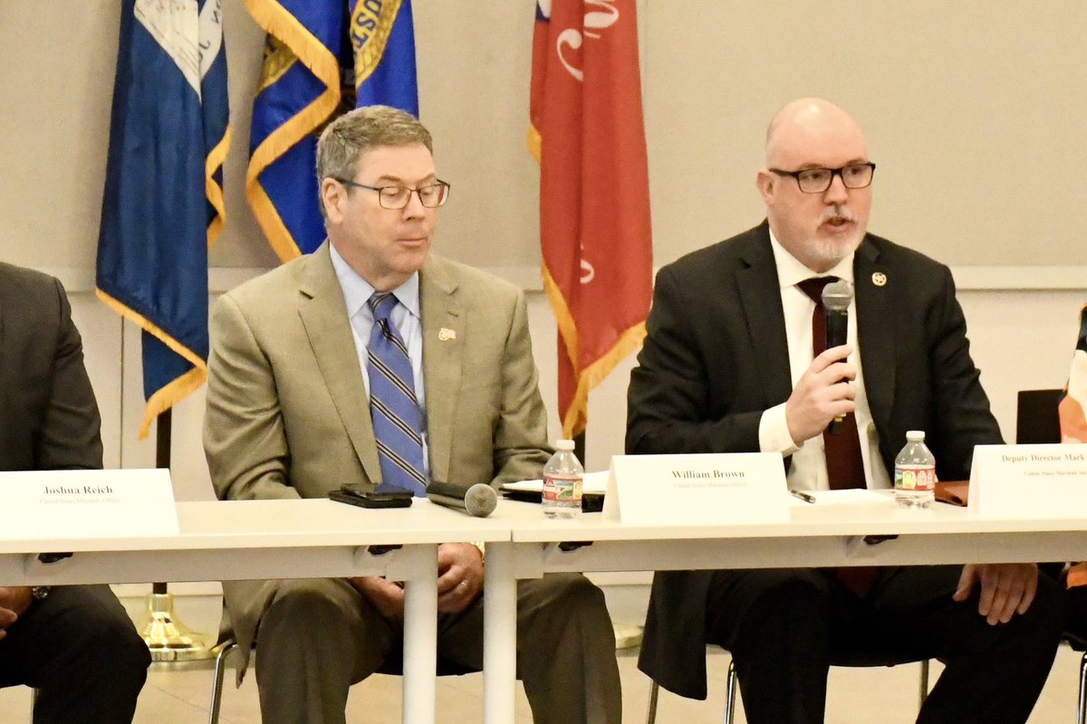 MayorBroome's tweet photo. Baton Rouge was proud to recently host Mark Pittella, Acting Deputy Director of the United States Marshals Service. Mr. Pittella had a candid conversation with local law enforcement and Baton Rouge community members about what we can all do to prevent crime in our community. https://t.co/c0smYfDN37