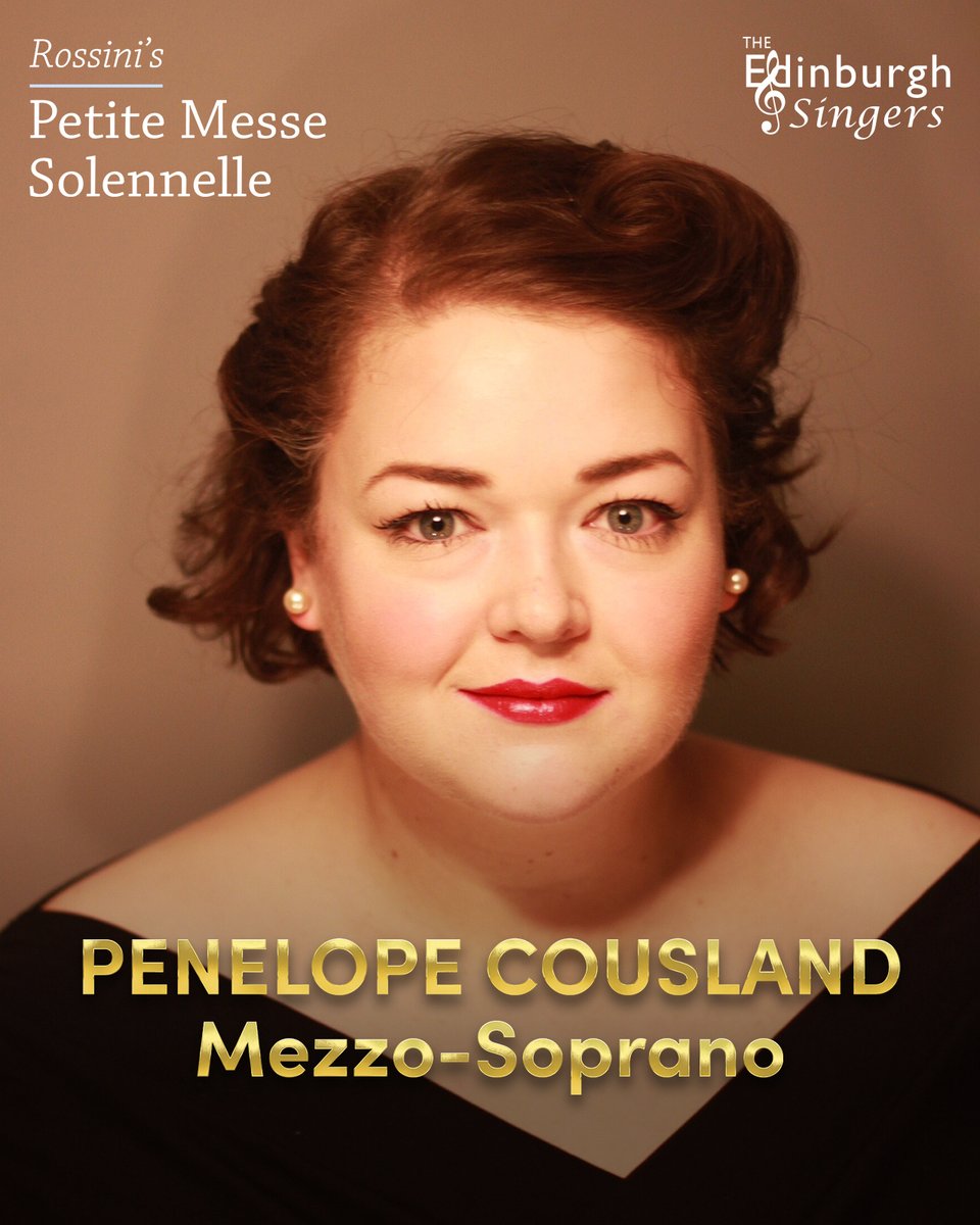 TheEdSingers's tweet photo. Next up in our line up of soloists for Saturday is Glasgow-born mezzo-soprano Penelope Cousland. A graduate of @RCStweets &amp; @rncmlive and 2016/17 alumna of @natoperastudio, she has performed at @LammermuirFest @glyndebourne &amp; @WagnerFestival

https://t.co/0vR3Cex5pw https://t.co/8V5pF8Erg4