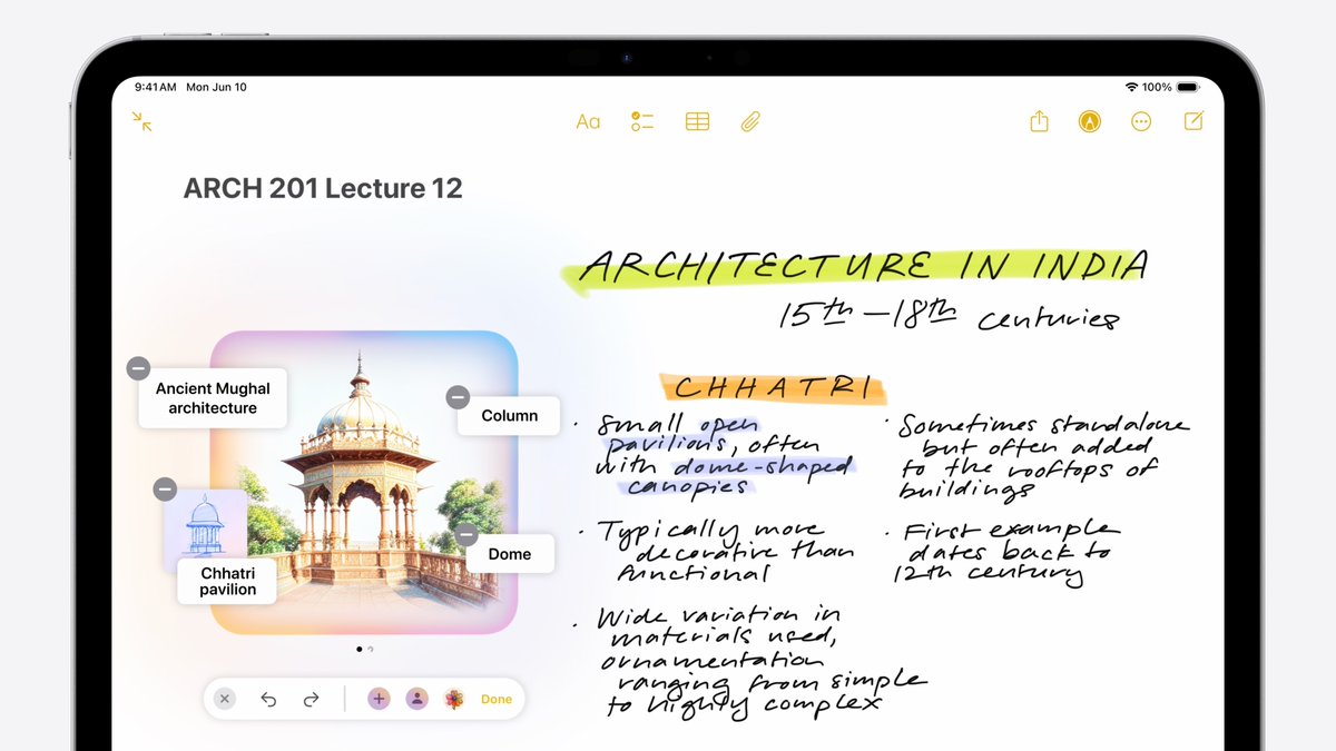 theapplehub's tweet photo. You can use Image Wand in Notes to generate an image with Apple Intelligence #WWDC24 https://t.co/knIKRqWpVL