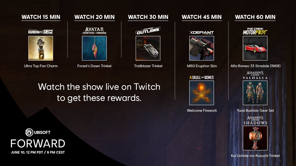 [LIVE🔴] twitch.tv/MsMidnightTV

We're watching #UbiForward together!
Hang out with us to see what is coming up in the Ubiverse.

#twitch #ad #UbiPartner