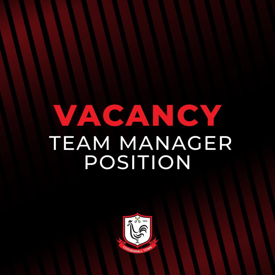 Coggeshall Town FC is in search of a dynamic &amp; resourceful manager who can build a team from scratch. The ideal candidate will be based locally in Essex, have the ability to work within a limited budget, and possess a wide network to recruit talented players.