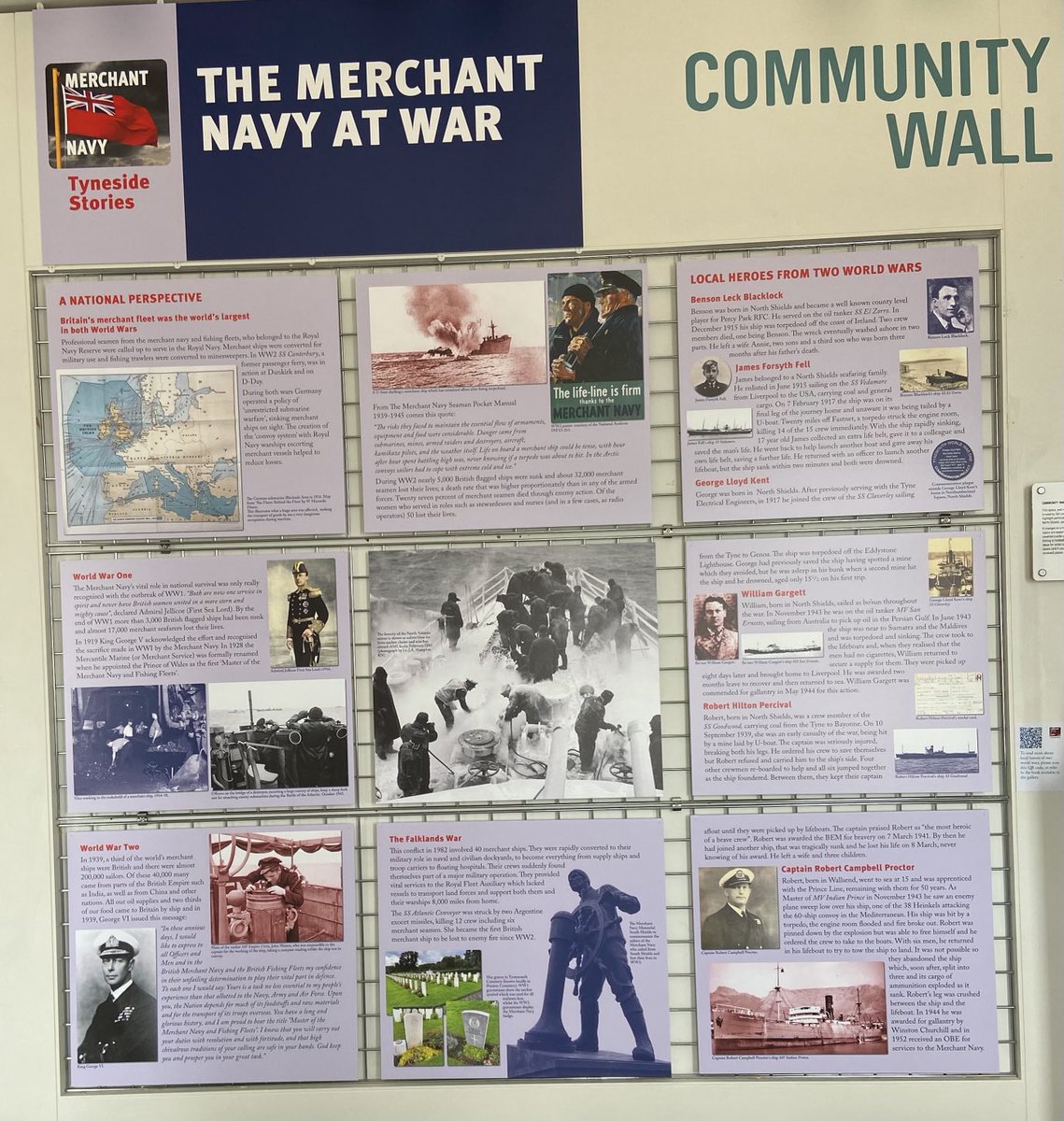 Discover more about the vital role the Merchant Navy played in war time with a visit to our exhibition. So many local stories of courage &amp; sacrifice. Open Tuesday - Saturday 10am - 3pm