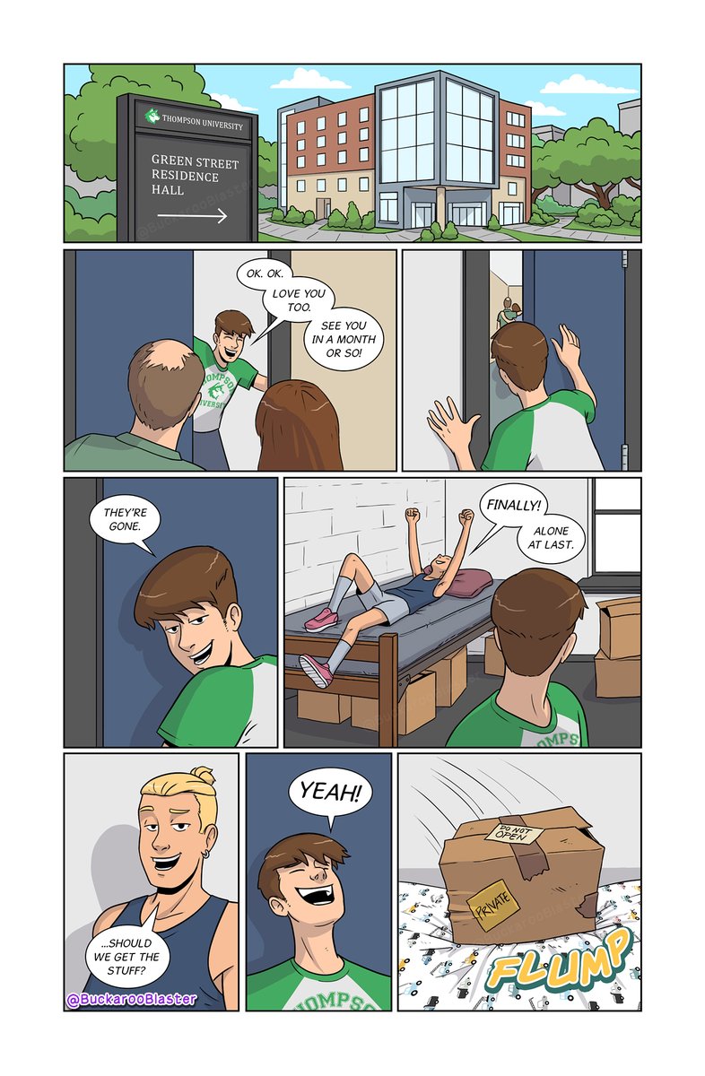 BuckarooBlaster on X: Heres the first 4 pages of my comic: Timothys Fall  Semester. t.coo0rwl2YgpT  X