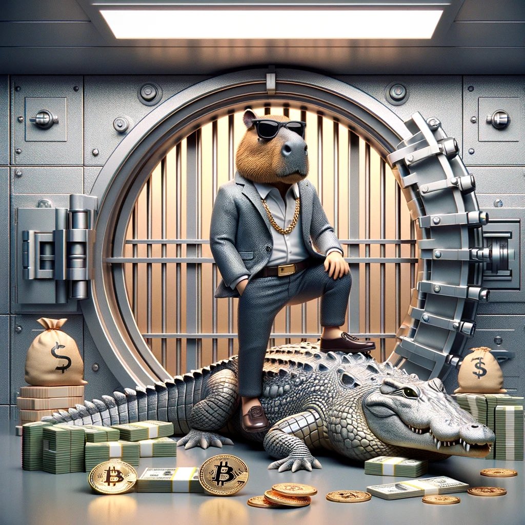 capy on croco tweet media